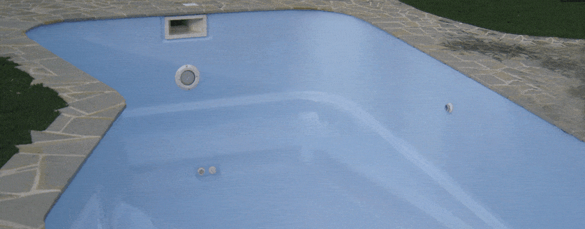 pool tiles on fiberglass